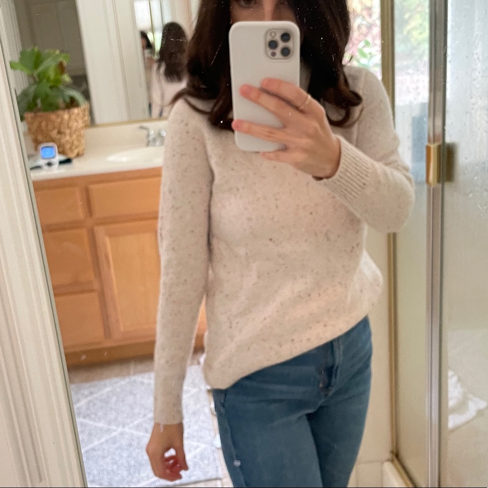 LOFT cream sweater